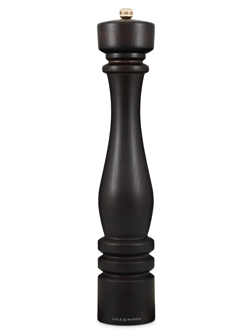 Cole & Mason London Pepper Mill in Chocolate Wood, 15-inch (40cm) XL version